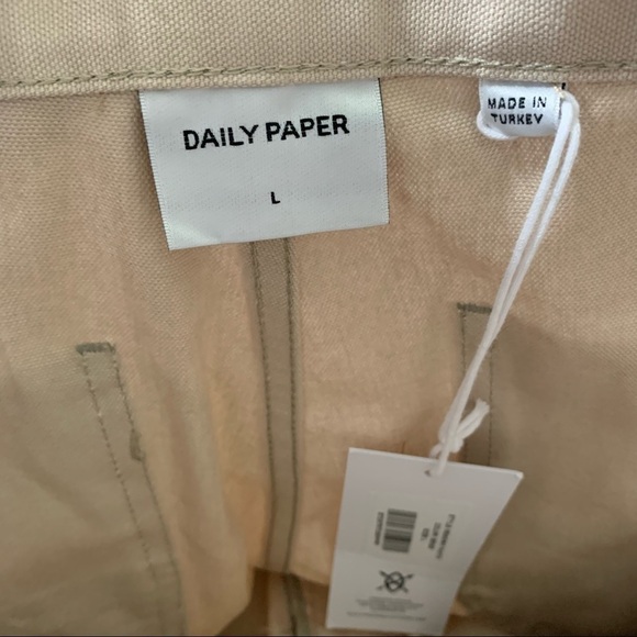 Daily Paper Rework Pants Color Beige Size Large - Picture 11 of 12